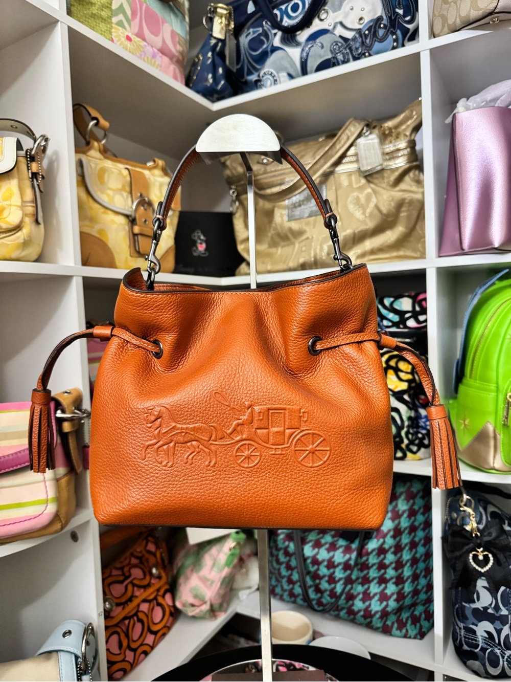 Coach Andy Orange Shoulder Bag